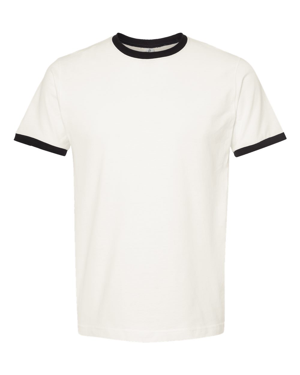 Tultex Men Short Sleeve Fine Jersey Ringer T-Shirt 246 Up To 3XL | eBay