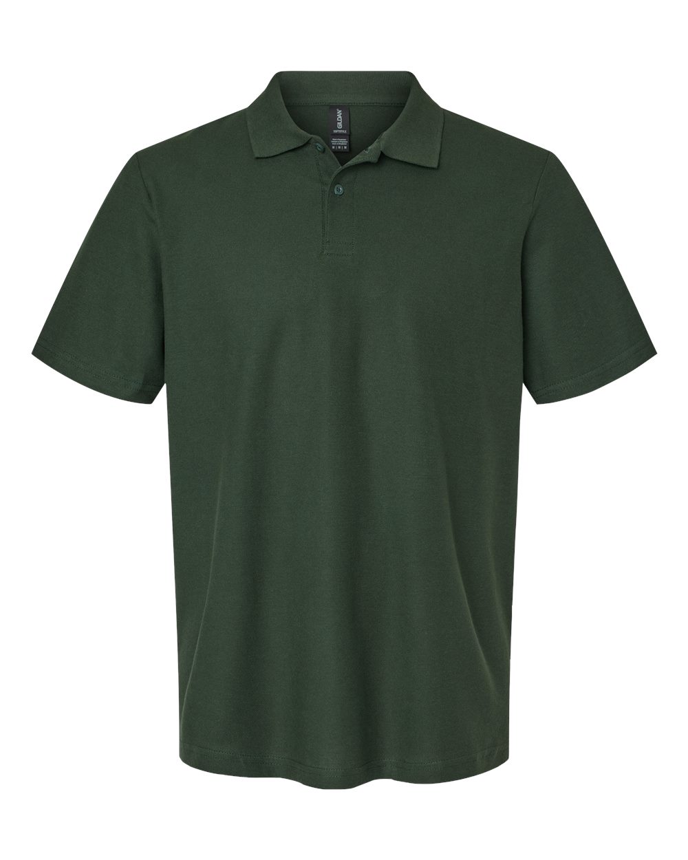 Gildan Men Softstyle Adult Pique Polo Shirt Match Buttons Sports 64800 ...