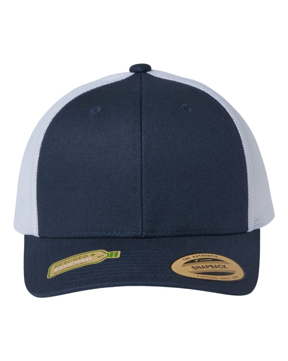 Flexfit Men Sustainable Retro Trucker Cap Hat 6606R Six-Panel, Mid-Profile