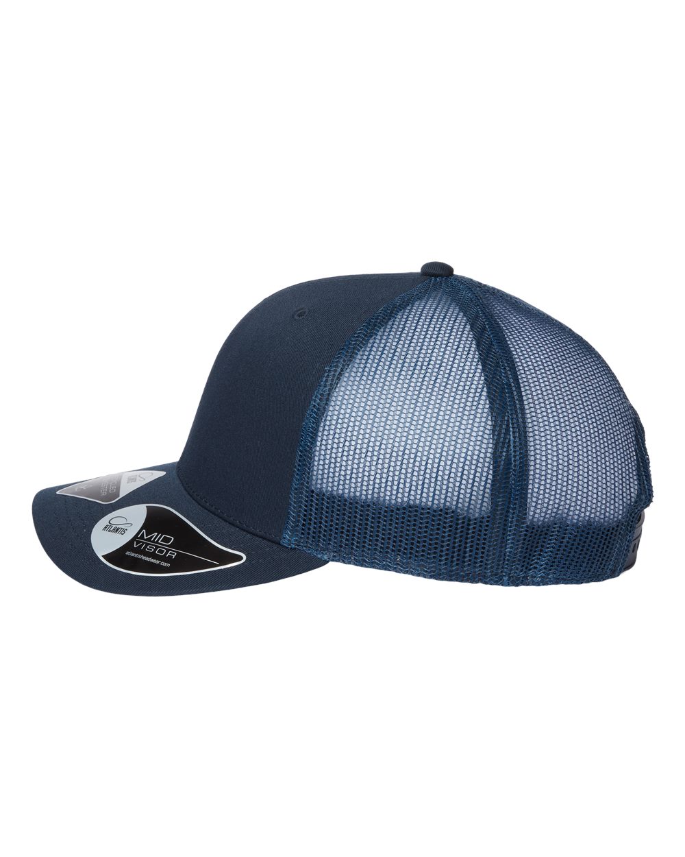 Atlantis Headwear Men Sustainable Trucker Cap BRYCE Six-Panel, Mid-Profile