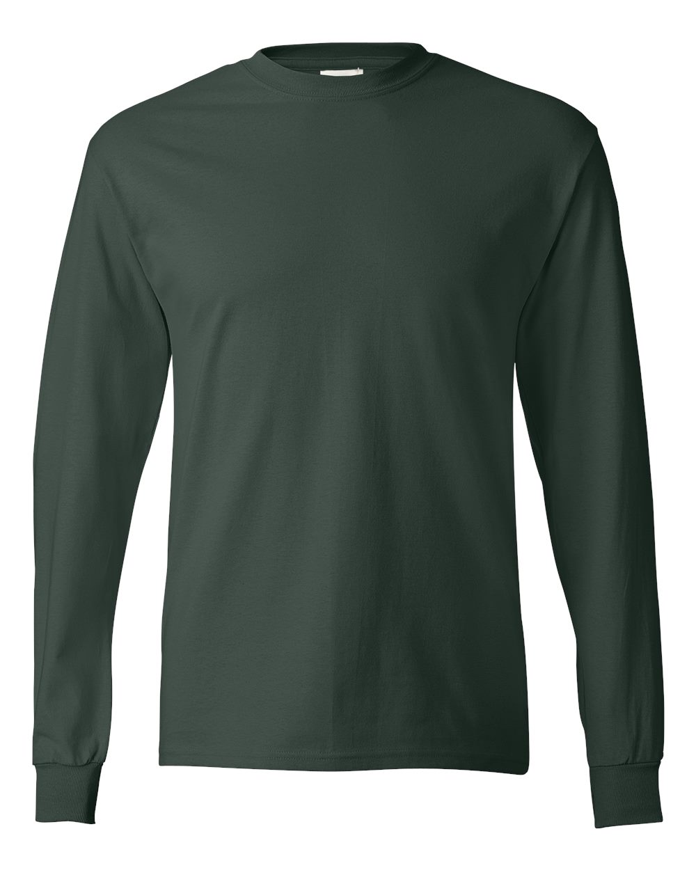 Hanes Mens Blank Cotton Solid Long Sleeve T Shirt 5586 up to 3XL | eBay