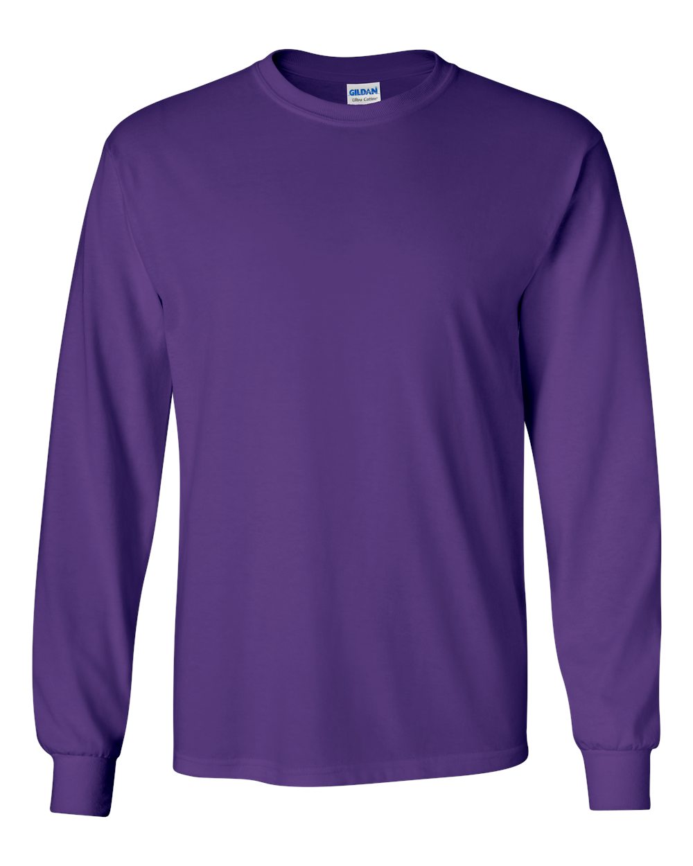 Gildan Mens Blank Ultra Cotton And Blend Long Sleeve T Shirt 2400