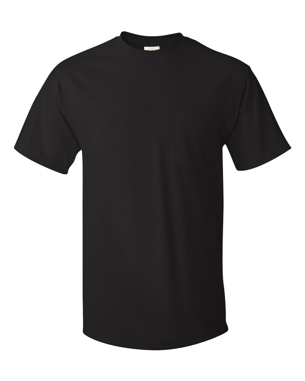Hanes Mens Blank Short Sleeve Work T Shirt with a Pocket 5590 up to 3XL ...