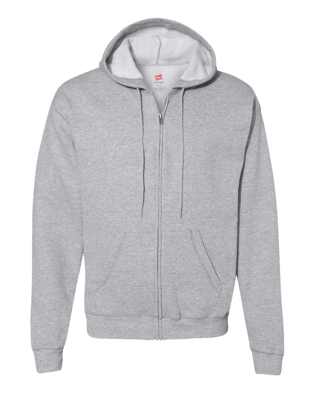Hanes Mens Ecosmart Blend Full-Zip Hooded Sweatshirt P180 up to 3XL | eBay