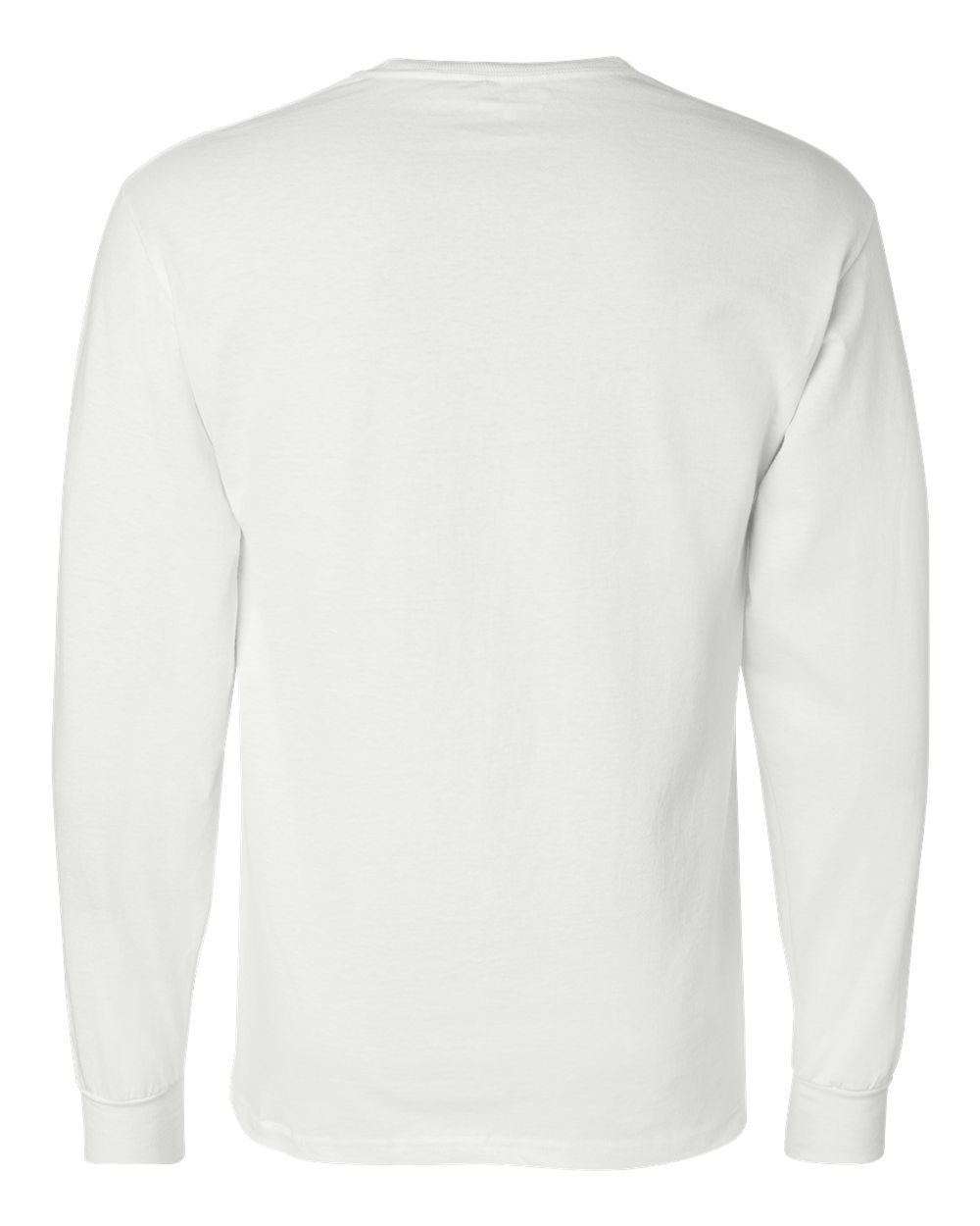 Champion Mens Long Sleeve Cotton T Shirt Blank Plain Solid CC8C up to ...