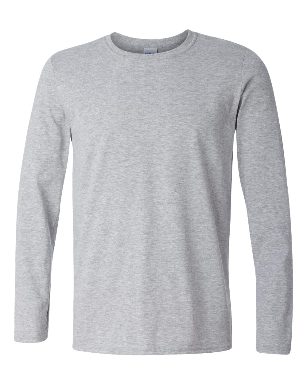 Gildan Mens Blank Cotton Softstyle Long Sleeve Fit T Shirt 64400 Up To 3XL
