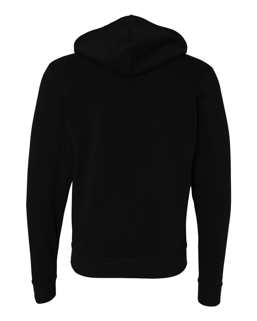 Bella + Canvas Unisex Full Zip Up Hooded Sweatshirt Blank Hoodie 3739 ...