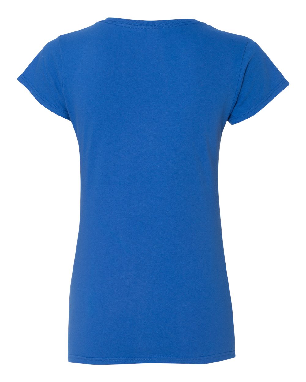 Gildan Softstyle Women's V-Neck T Shirt Top Blank Plain Solid 64V00L up ...