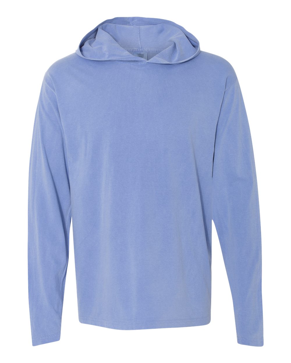 Comfort Colors Garment Dyed Heavyweight Hooded Long Sleeve T Shirt 4900 ...