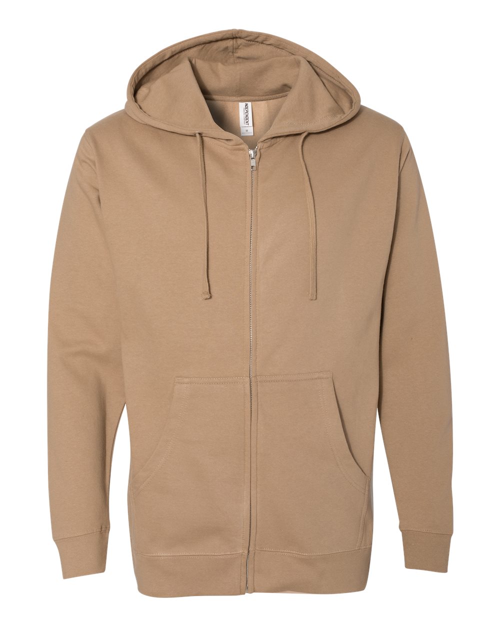 Independent Trading Co Midweight Hooded Full-Zip Sweatshirt SS4500Z up ...