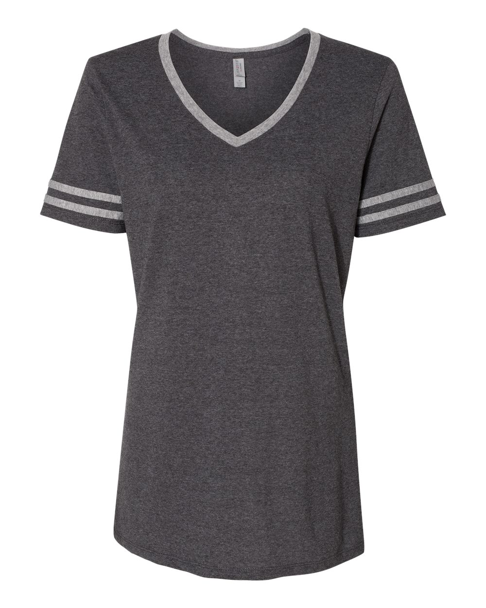 JERZEES Women's Varsity Triblend V-Neck T-Shirt Short Sleeve 602WVR up ...