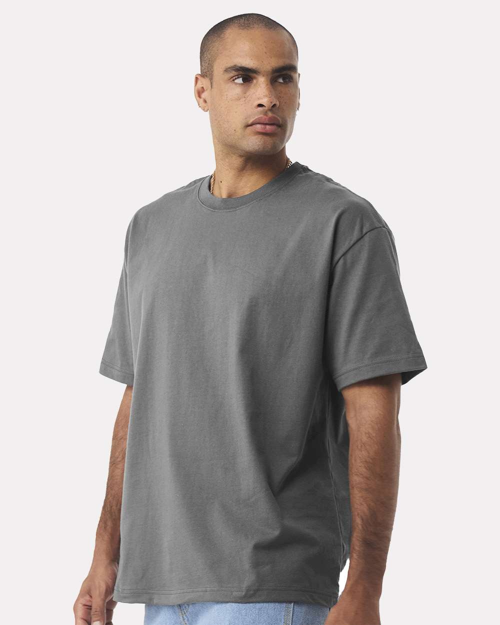 🔥 BELLA + CANVAS Men 7.5 oz Heavyweight Cotton Tee Shirt Up To 4XL 4610