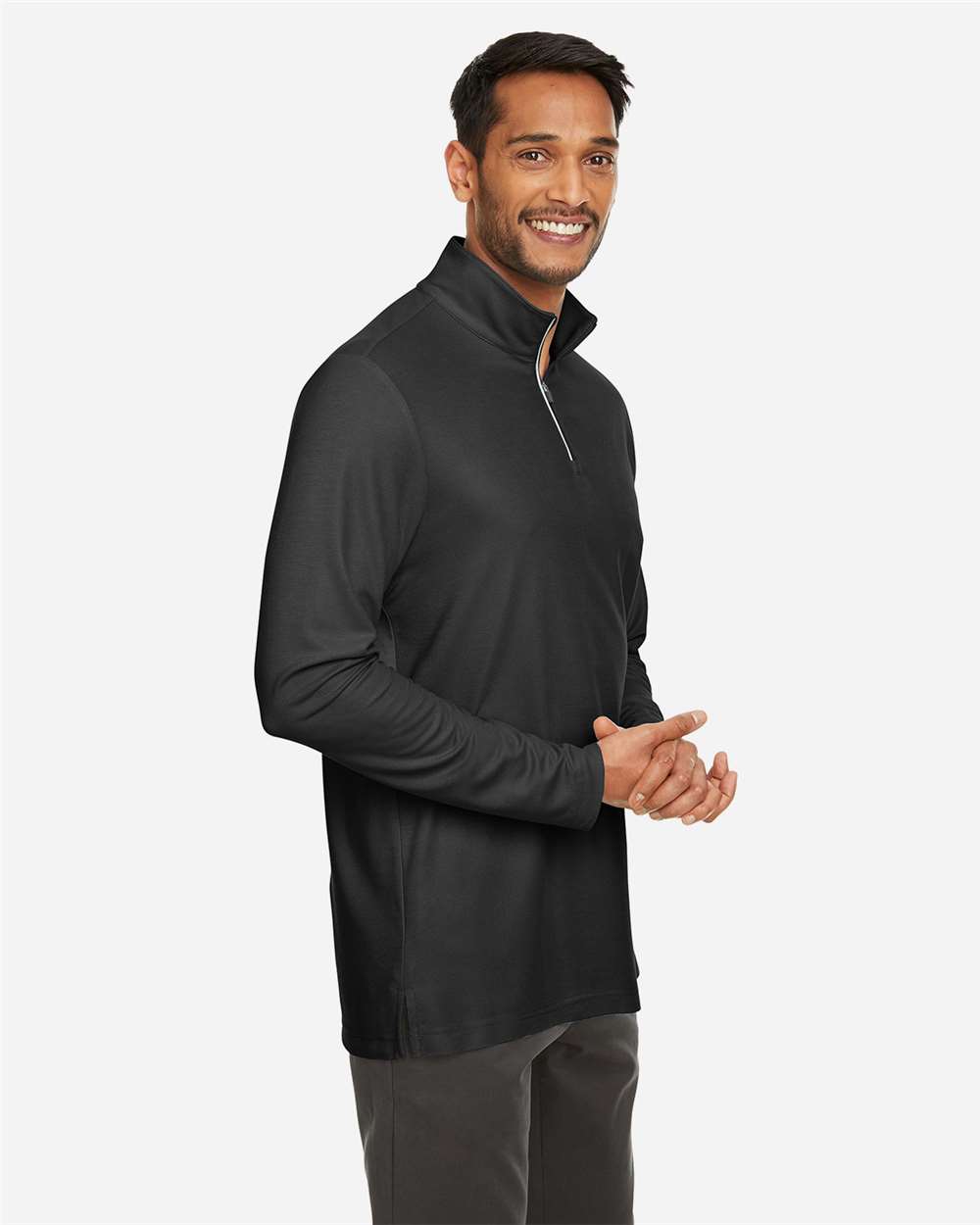 🔥 CORE365 Men Fusion ChromaSoft Pique Quarter-Zip Pullover Up To 5XL CE405