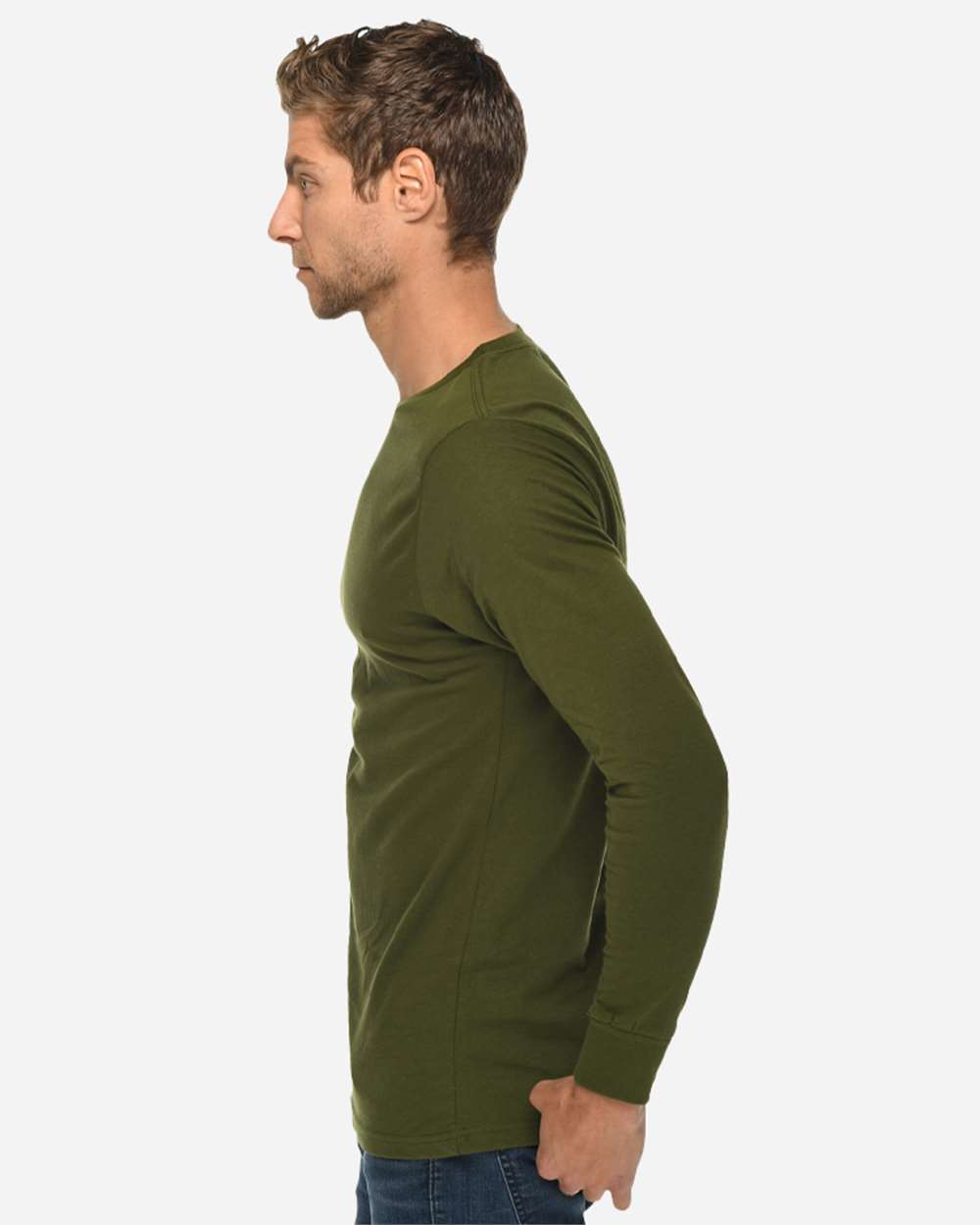 🔥 Lane Seven Men Heavyweight Cotton Long Sleeve T-Shirt Up To 3XL LS15009