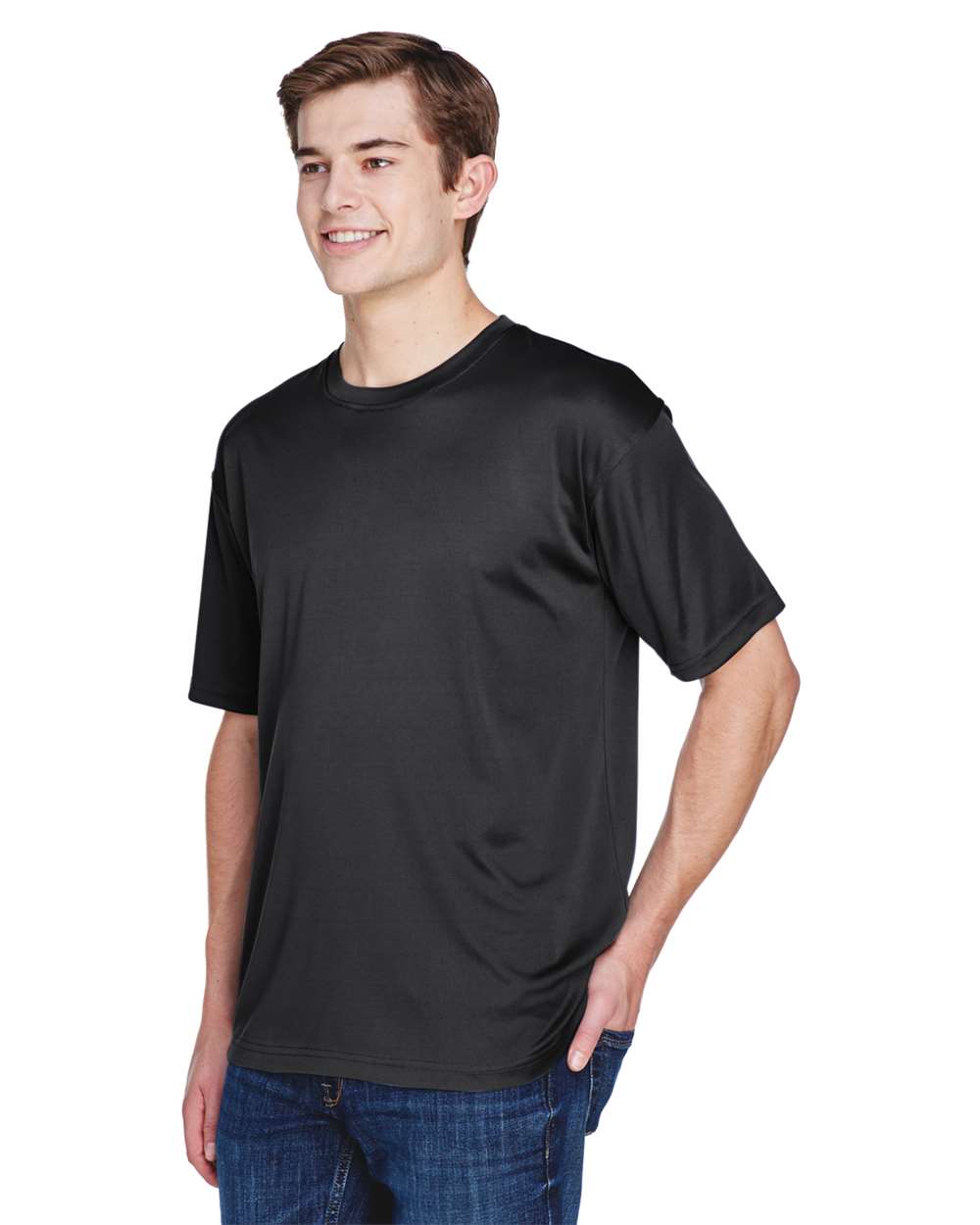 🔥 UltraClub Men Cool & Dry Basic Performance T-Shirt Relaxed fit Up To 6XL 8620