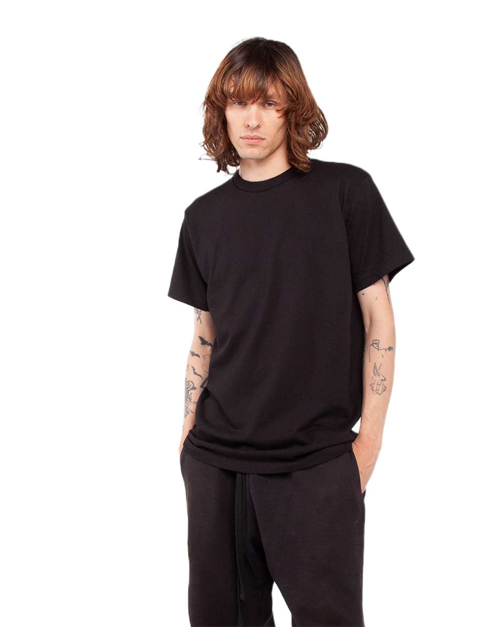 🔥 Shaka Wear Men Active Crewneck T-Shirt Short Sleeve Up To 5XL SHASS