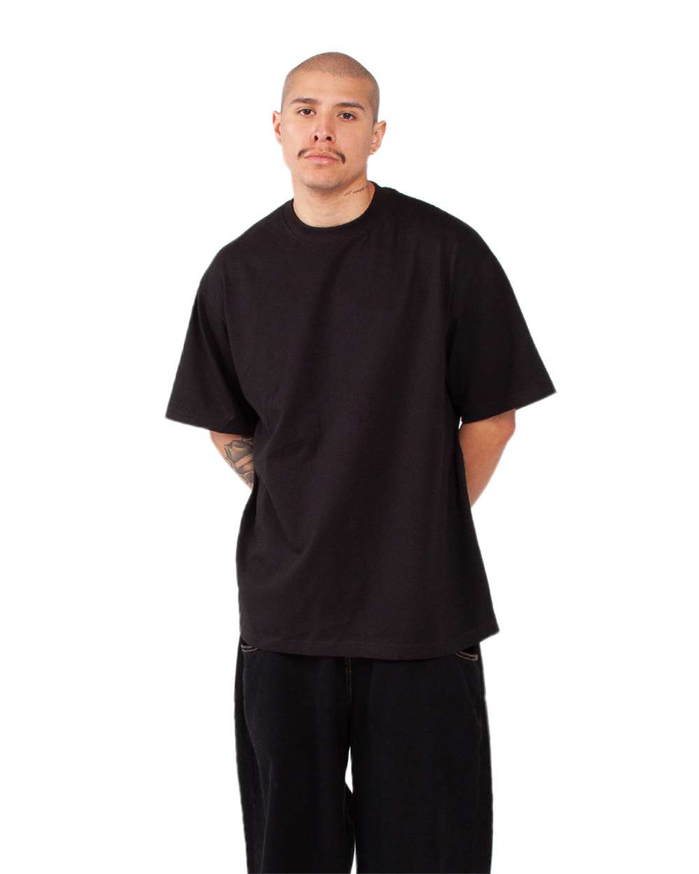 🔥 Shaka Wear Men Max Heavyweight T-Shirt Heavy-duty knitting Up To 5XL SHMHSS