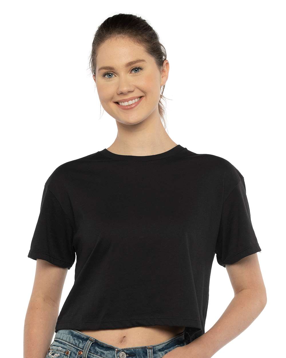 Next Level Women Short Sleeve Ideal Crop Tee Shirt 1580 Up To 3XL