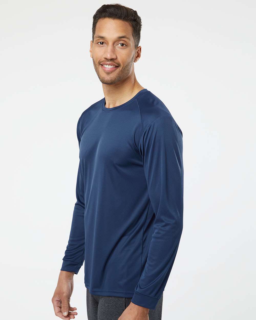 Paragon Men Long Islander Performance Long Sleeve T-Shirt 210 Up To 4XL